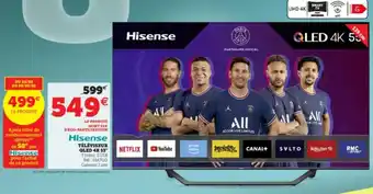 Super U Téléviseur qled 4K 55 offre