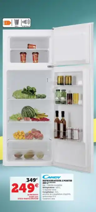 Refrigerateur 2 prtes