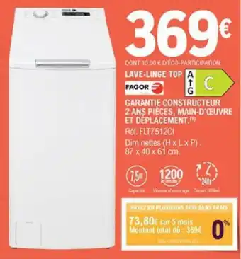 E.Leclerc Garantie cons tructeur 2 ans pièces offre