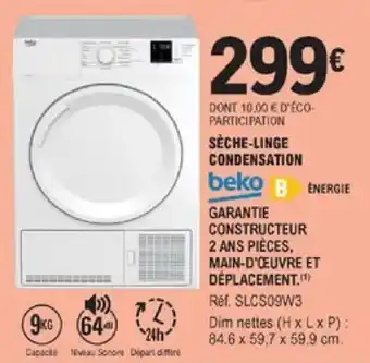 E.Leclerc Sèche-linge condensation offre