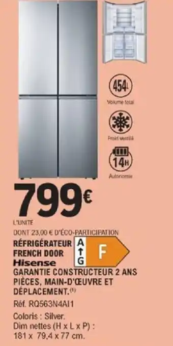 E.Leclerc Réfrigérateur french door offre