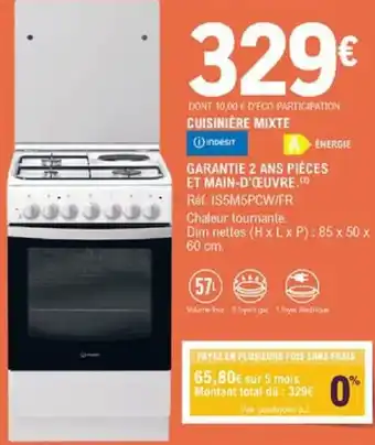 Cuisinière mixte