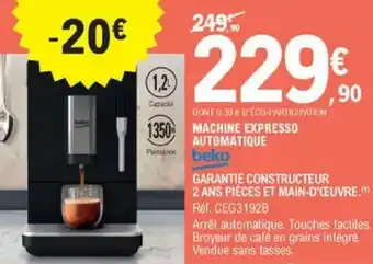 E.Leclerc Machine expresso automatique offre
