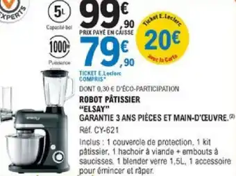 E.Leclerc Robot pâtissier "elsay" offre