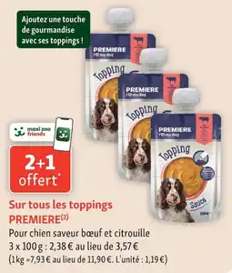 Maxi Zoo PREMIERE Topping offre