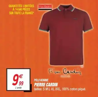 Netto Polo homme pierre cardin offre