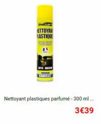 Nettoyant plastiques parfumé