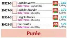 Maximo Belle France Lentilles vertes offre