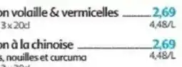 Maximo Volaille & vermicelles offre