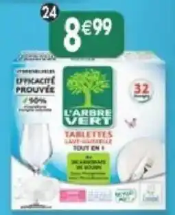 Maximo L'ARBRE VERT TABLETTES LAVE-VAISSELLE offre