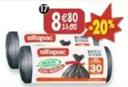 Maximo alfapac sacs à déchets offre