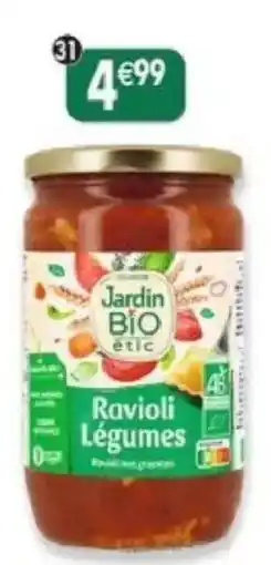 Maximo Jardin BIO étic Ravioli Légumes offre