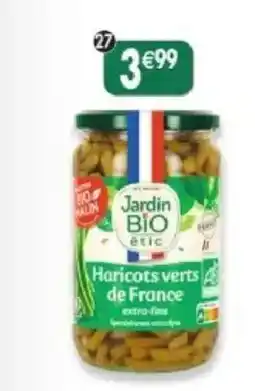 Maximo Jardin Bio Haricots verts de France offre