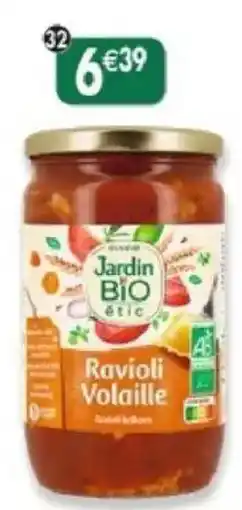 Maximo Jardin Bio Ravioli Volaille offre