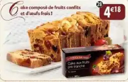 Maximo Cake aux fruits pré-tranché offre