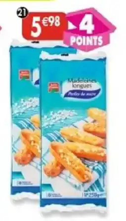 Maximo Madeleines longues offre