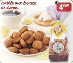 Maximo La Petite Crème Sablés aux écorces de citron offre
