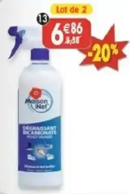 Maximo Maison Net Dégraissant Bicarbonate offre