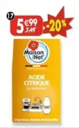 Maximo Maison Net Acide Citrique offre