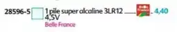 Maximo Belle France pile super alcaline 3LR12 offre