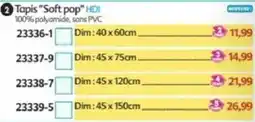 Maximo HDI Tapis "Soft pop" offre