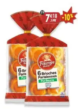 Maximo Fournée dorée Brioches Parisiennes offre