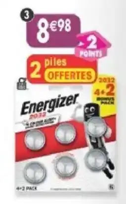 Maximo Energizer piles offre