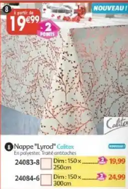 Maximo Calitex Nappe "Lyrod" offre