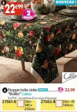 Maximo Calitex Nappe toile cirée "Boléo" offre