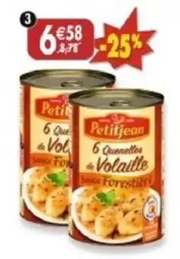 Maximo Petitjean 6 Quenettes de Volaille offre