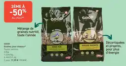 Tom&Co GOOD Graines pour oiseaux offre