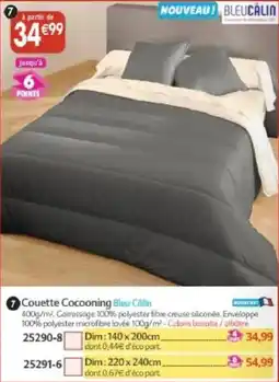 Maximo BleuCâlin Couette Cocooning offre