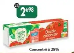 Maximo Jardin BIO étic Double concentré de tomate offre