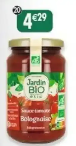 Maximo Jardin BIO Sauce tomate Bolognaise offre