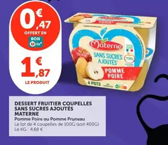 Materne Dessert fruitier coupelettes
