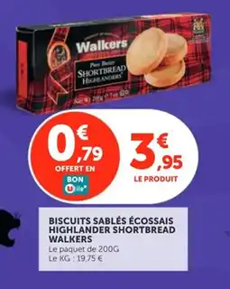 Utile Walkers Biscuits sablés écossais offre