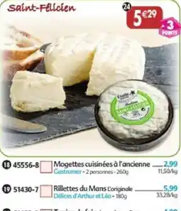 Maximo Saint-Félicien offre