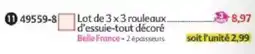 Maximo Belle France rouleaux d'essuie-tout décoré offre