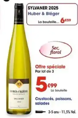 Maximo Huber & Bléger Sylvaner offre