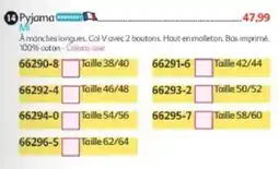 Maximo Pyjama BOUYGUES offre