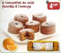 Maximo Nonnettes au miel fourrées à l'orange offre