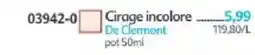 Maximo De Clermont Cirage incolore offre