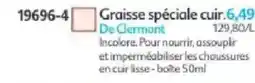 Maximo De Clermont Graisse spéciale cuir offre