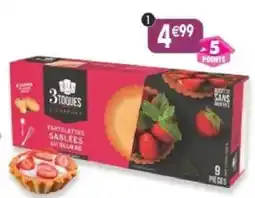 Maximo 3TOQUES Tartellettes sablées au beurre offre