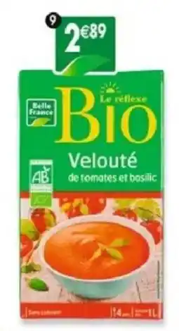 Maximo Le réflexe BIO Velouté de tomates et basilic offre