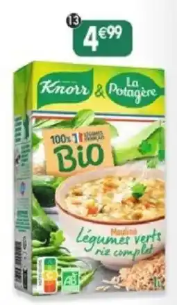 Maximo Knorr & La Potagère Légumes verts riz complet offre