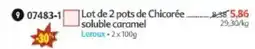 Maximo Leroux Chicorée soluble caramel offre