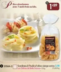 Maximo Les Délices de Belle France Sardines à l'huile d'olive vierge extra offre