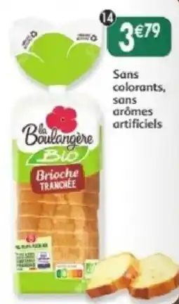 Maximo la Boulangère Brioche TRANCHEE offre
