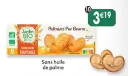 Maximo Jardin BIO Palmiers Pur Beurre offre